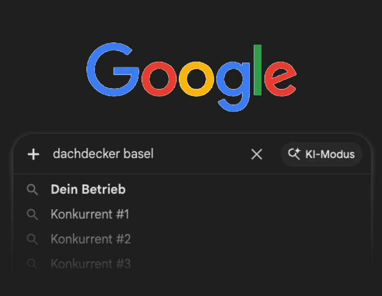 Google Sichtbarkeit für lokale Dienstleister in der Schweiz, Make Marketing